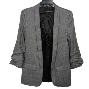 Zara Houndstooth Oversized Blazer